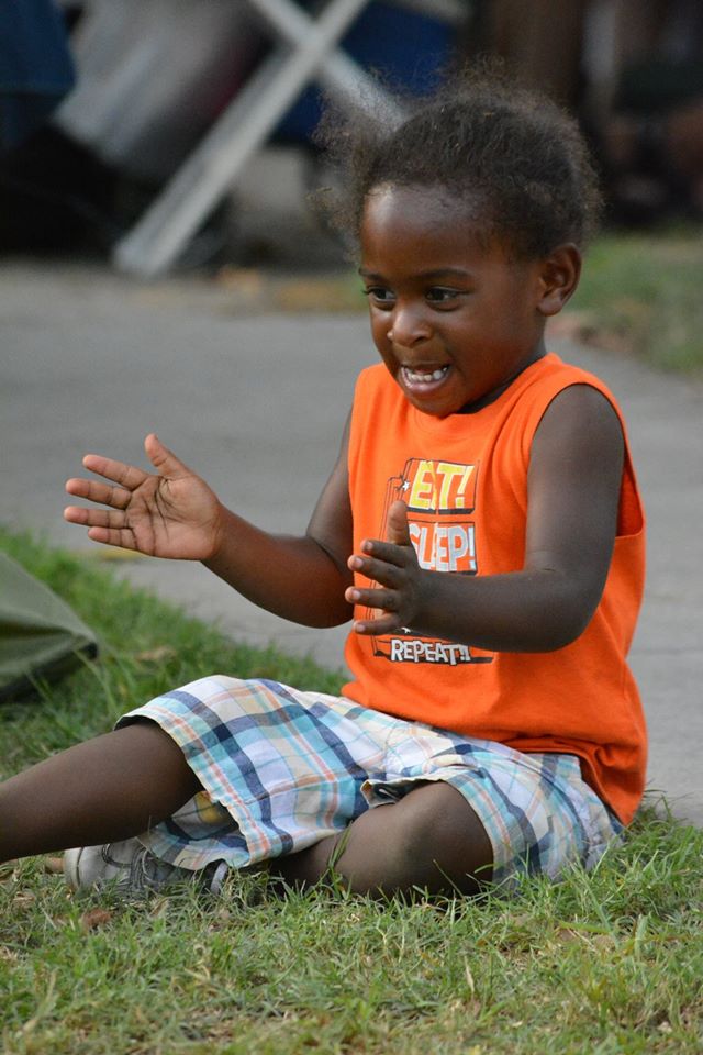 Child at Jazz Fest